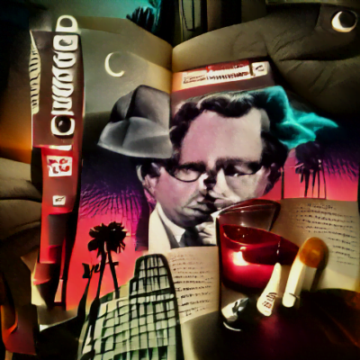A raymond chandler evening at the end of someone's day