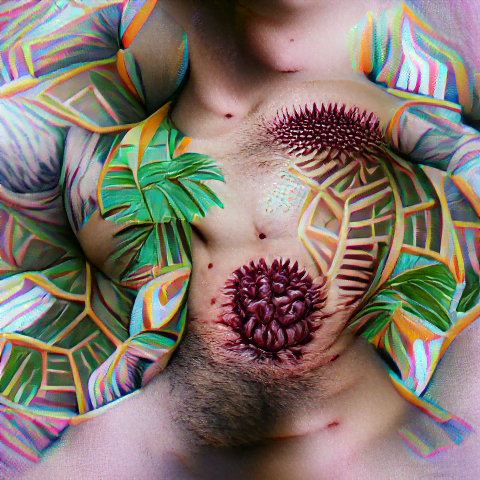 Tropical flesh mandala