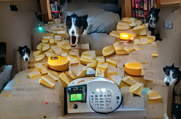 Somebody rang the cheese alarm