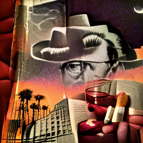 A raymond chandler evening at the end of someone's day