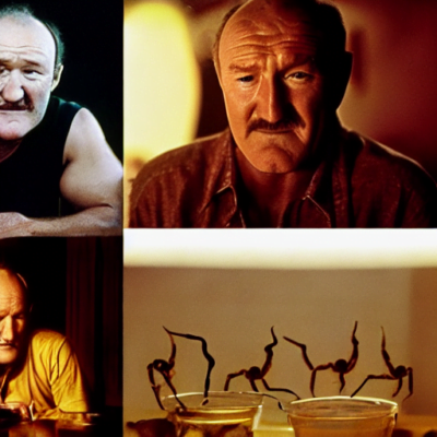 He's in every film, sometimes wearing a towel, and if you don't get him, you get andie macdowell.