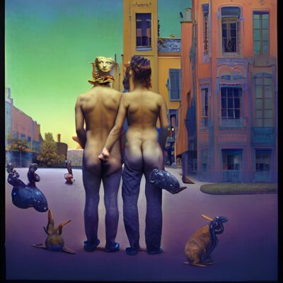 1.) I don't know why the people wanna meet, when all they know is that they'll breed like rabbits in the end 2.) Ordinary people on the street, they never know, but if they can't be rabbits, they'll be friends