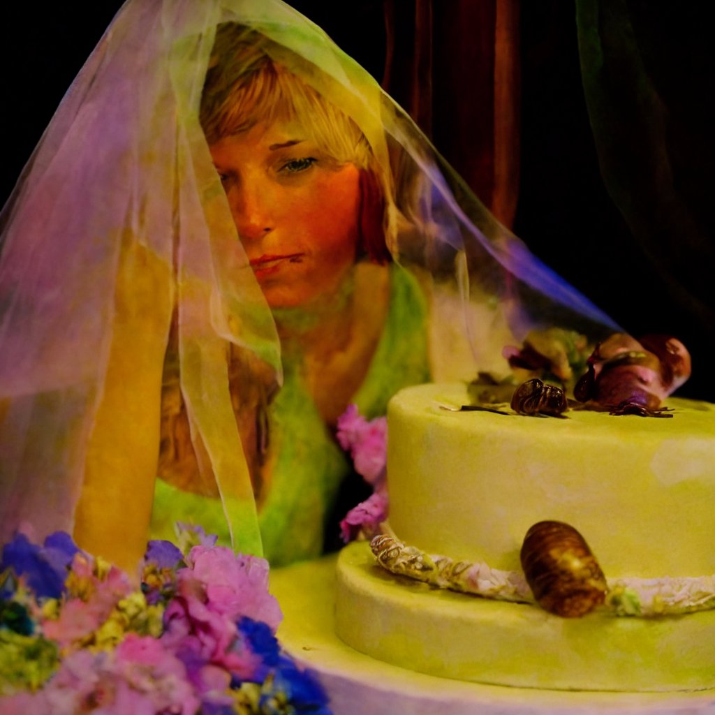 Like a wedding cake festooned with leeches.