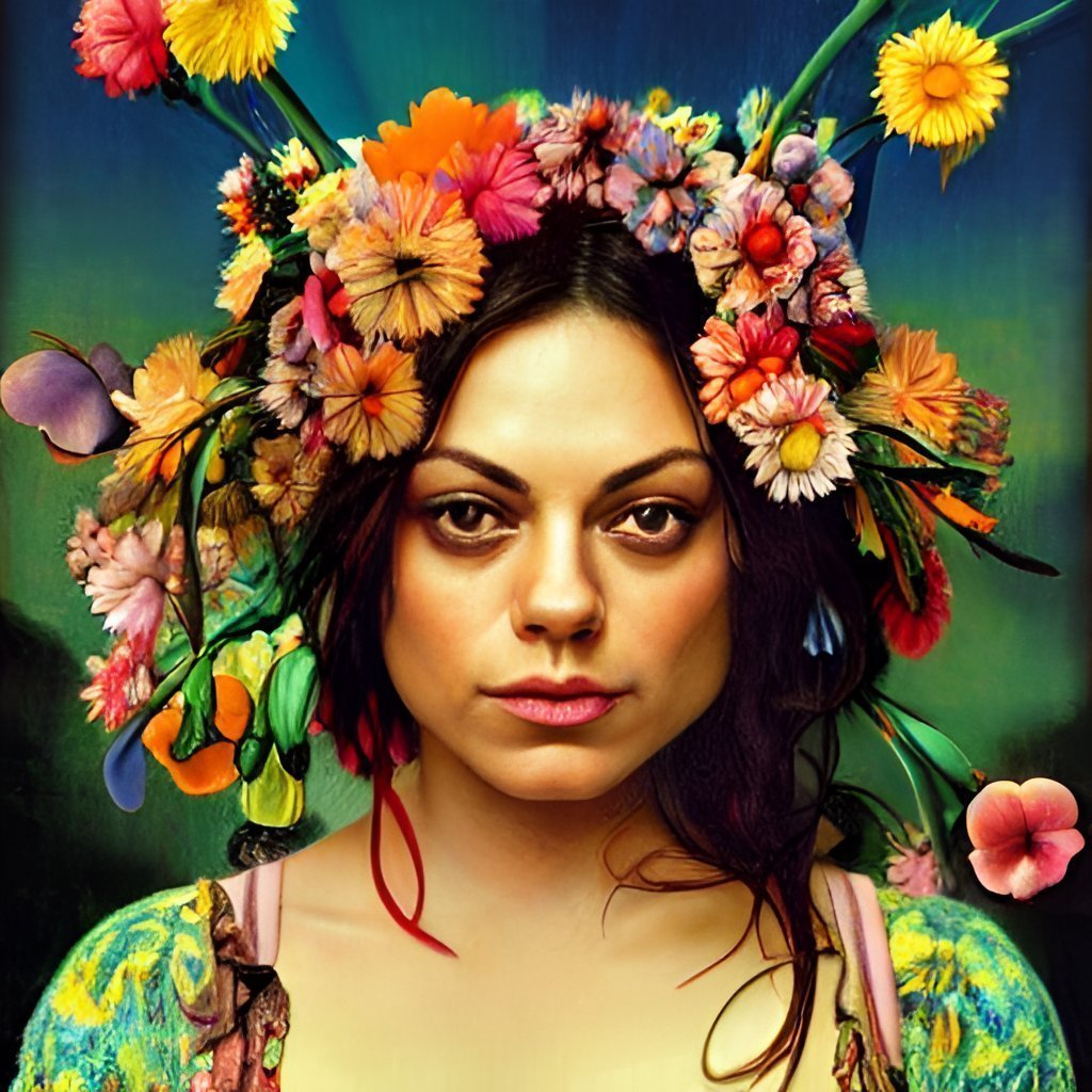 She's my bright fresh flower and I dream her