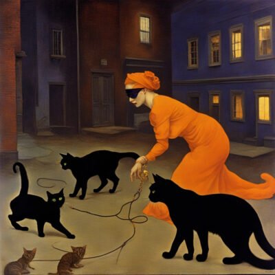 In the empty lot where the ladies play blindman’s bluff with the key chain