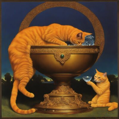 And louise holds a handful of rain, temptin’ you to defy it