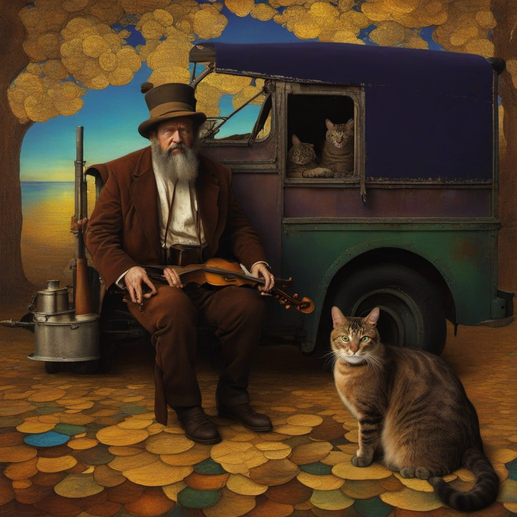 The fiddler, he now steps to the roadhe writes ev’rything’s been returned which was owed