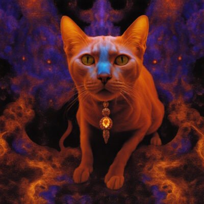 The ghost of ’lectricity howls in the bones of her face