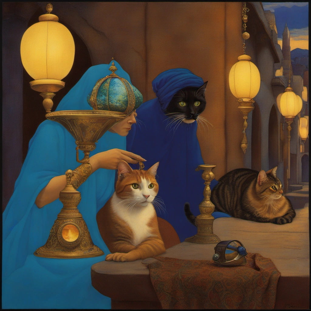 The peddler now speaks to the countess who’s pretending to care for him