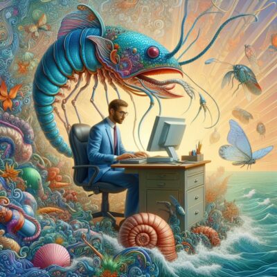 273229c8-e4ec-4a78-9048-852513220ddc.jpg, A 'Dream Jobs (the surreal preoccupations of an out-of-work IT consultant)' image with ID# 7164