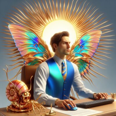 6feee308-66ce-480e-bbfc-531a04d088fc.jpg, A 'Dream Jobs (the surreal preoccupations of an out-of-work IT consultant)' image with ID# 7126