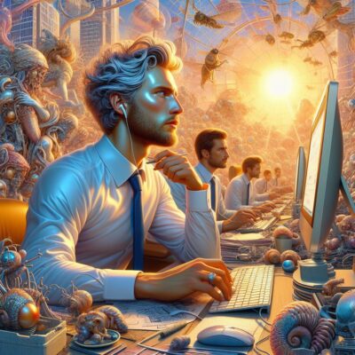 a2fe5dea-94a4-4077-83f5-cc3448be37bc.jpg, A 'Dream Jobs (the surreal preoccupations of an out-of-work IT consultant)' image with ID# 7372