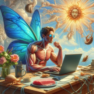 cb95ff89-0c13-4661-a0cc-307c5cf2a6a9.jpg, A 'Dream Jobs (the surreal preoccupations of an out-of-work IT consultant)' image with ID# 7193