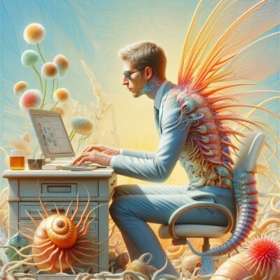 e8a27ea9-181d-4447-944b-644bb93bc7ac.jpg, A 'Dream Jobs (the surreal preoccupations of an out-of-work IT consultant)' image with ID# 7201