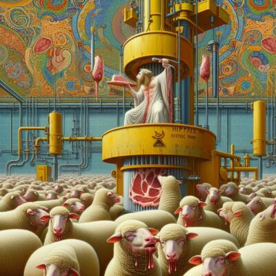 He converteth me to lamb cutlets