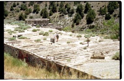 Group exploring american flats outdoors