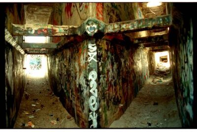 Solo exploration, tunnels under american flats