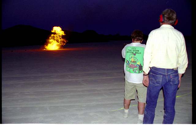 Eric hits tank, w/ harry.