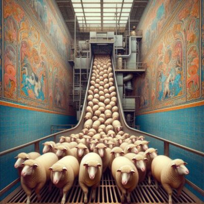 ...down well-trodden corridors...