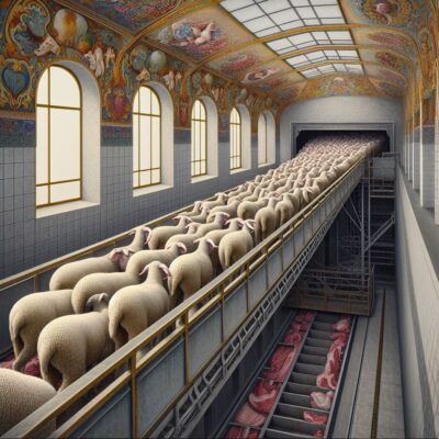 ...down well-trodden corridors...