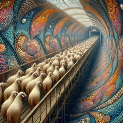 ...down well-trodden corridors...