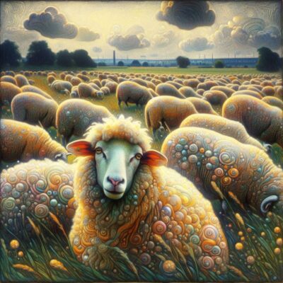 Harmlessly passing your time in the grassland away