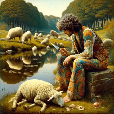 He maketh me down to lie