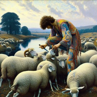 He leadeth me the silent waters by