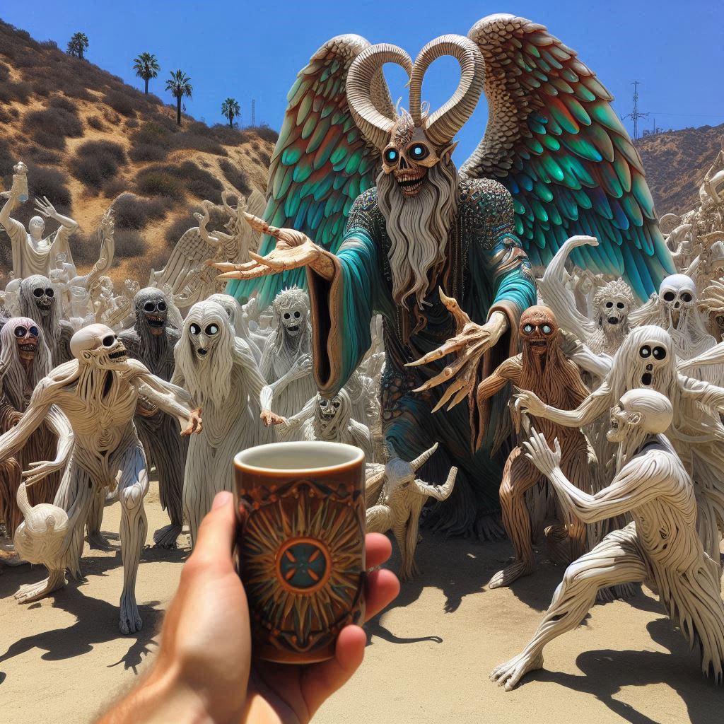 A family living out in the desert offered me some hospitality