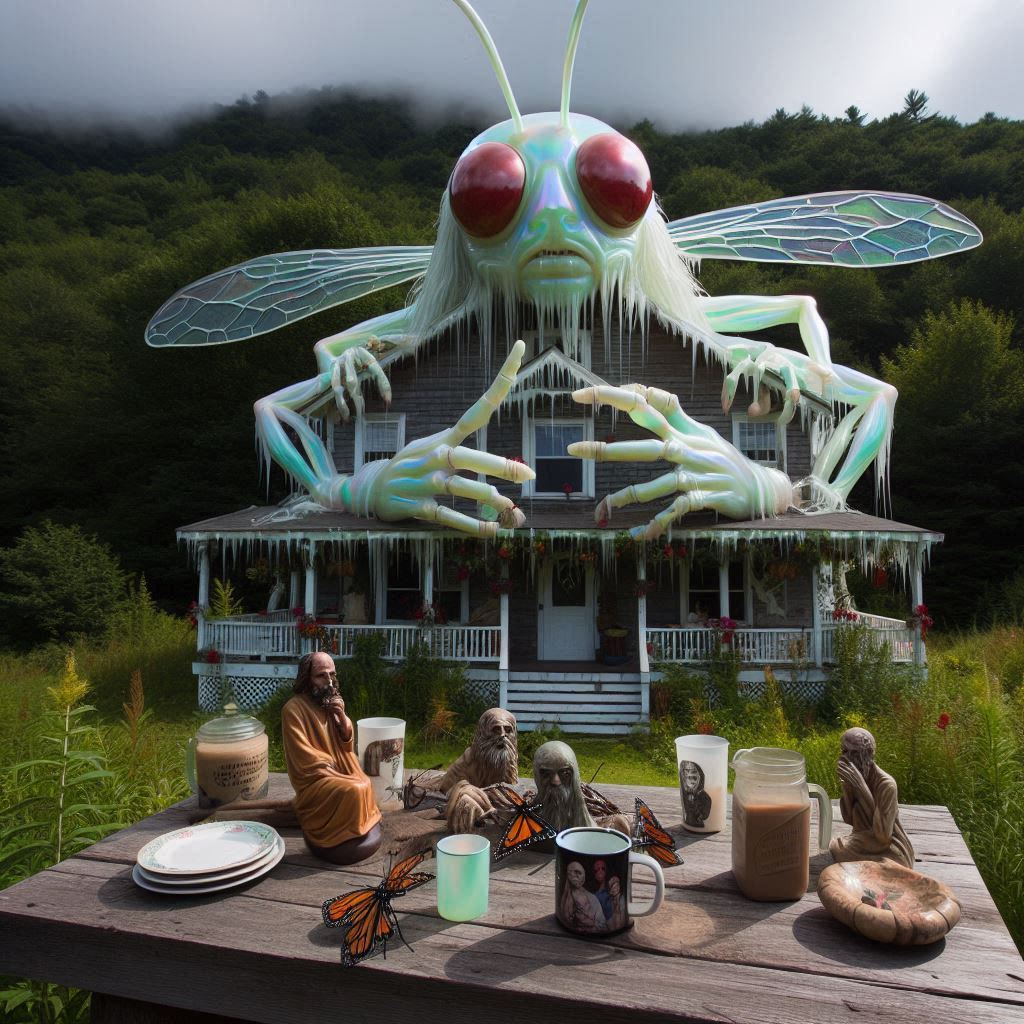 We stayed up at my friend's place in oneida lake