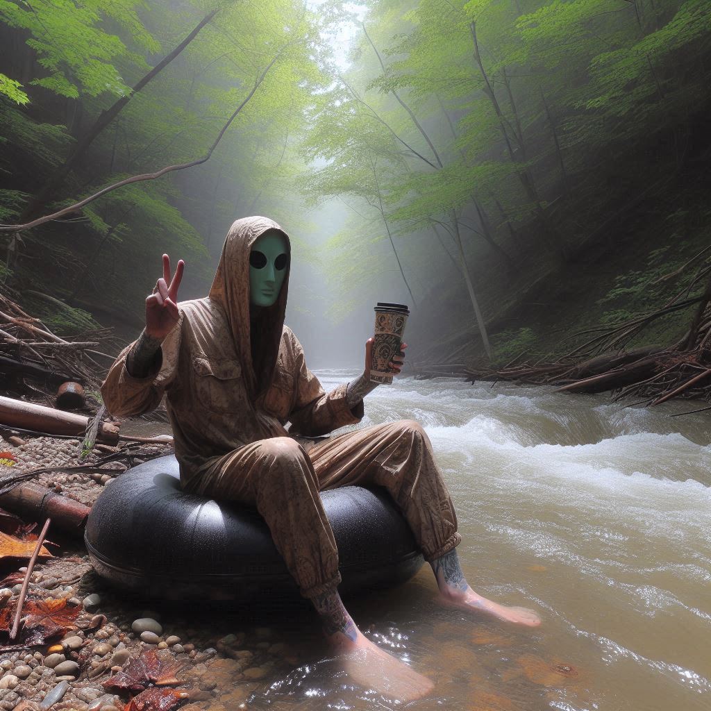 Tubing on the esopus creek, phoenicia, ny