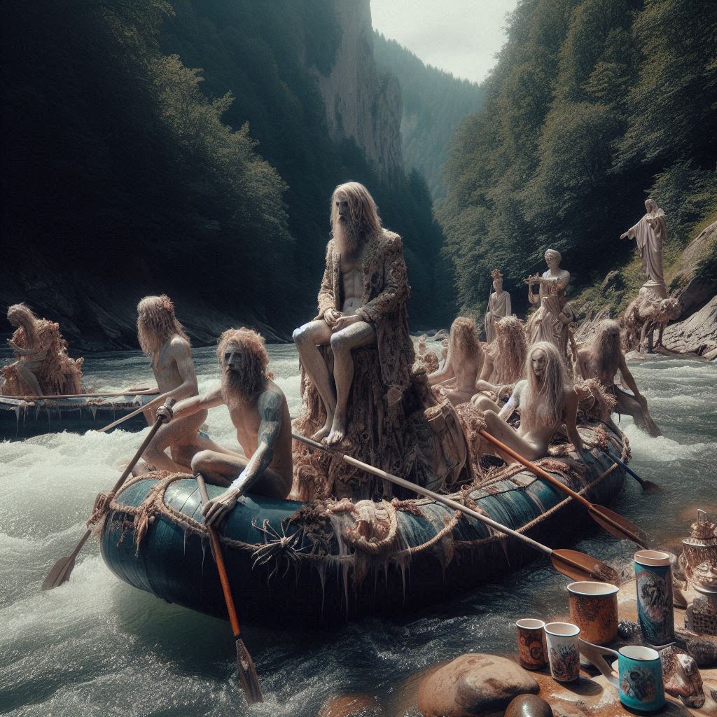 These folks passed us doing some more whitewater rafting, outside boulder, colorado.