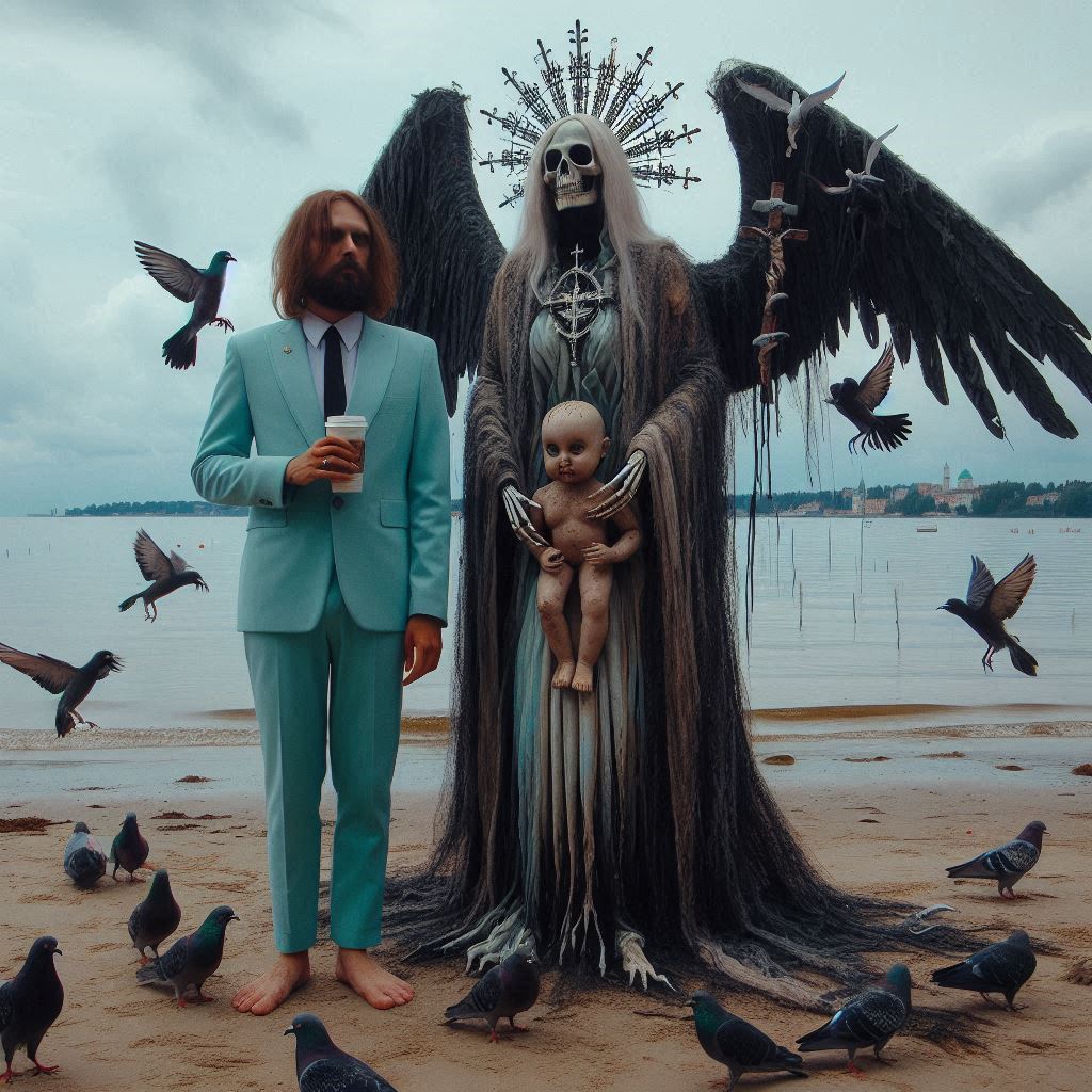 Lol, somehow this californian couple strolling on the beach reminded me of 