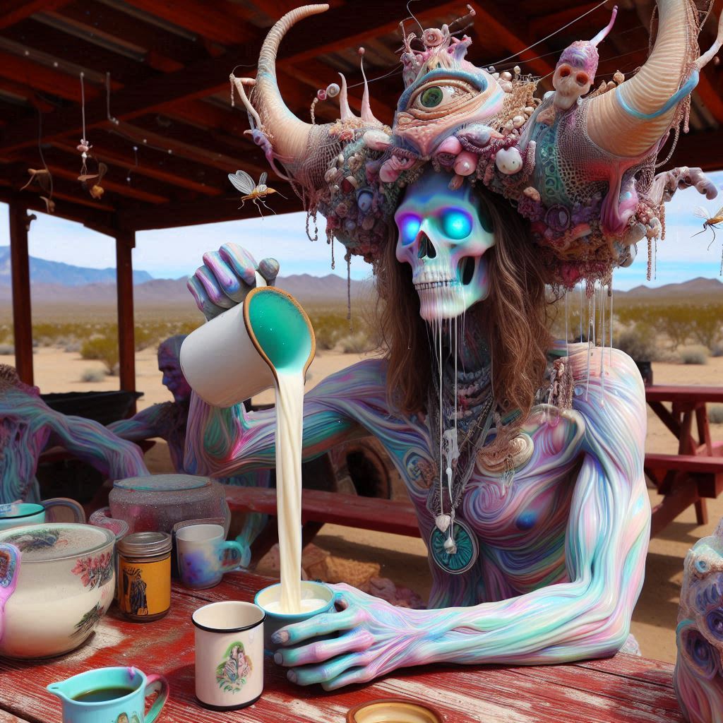 Lunch time at joshua tree.