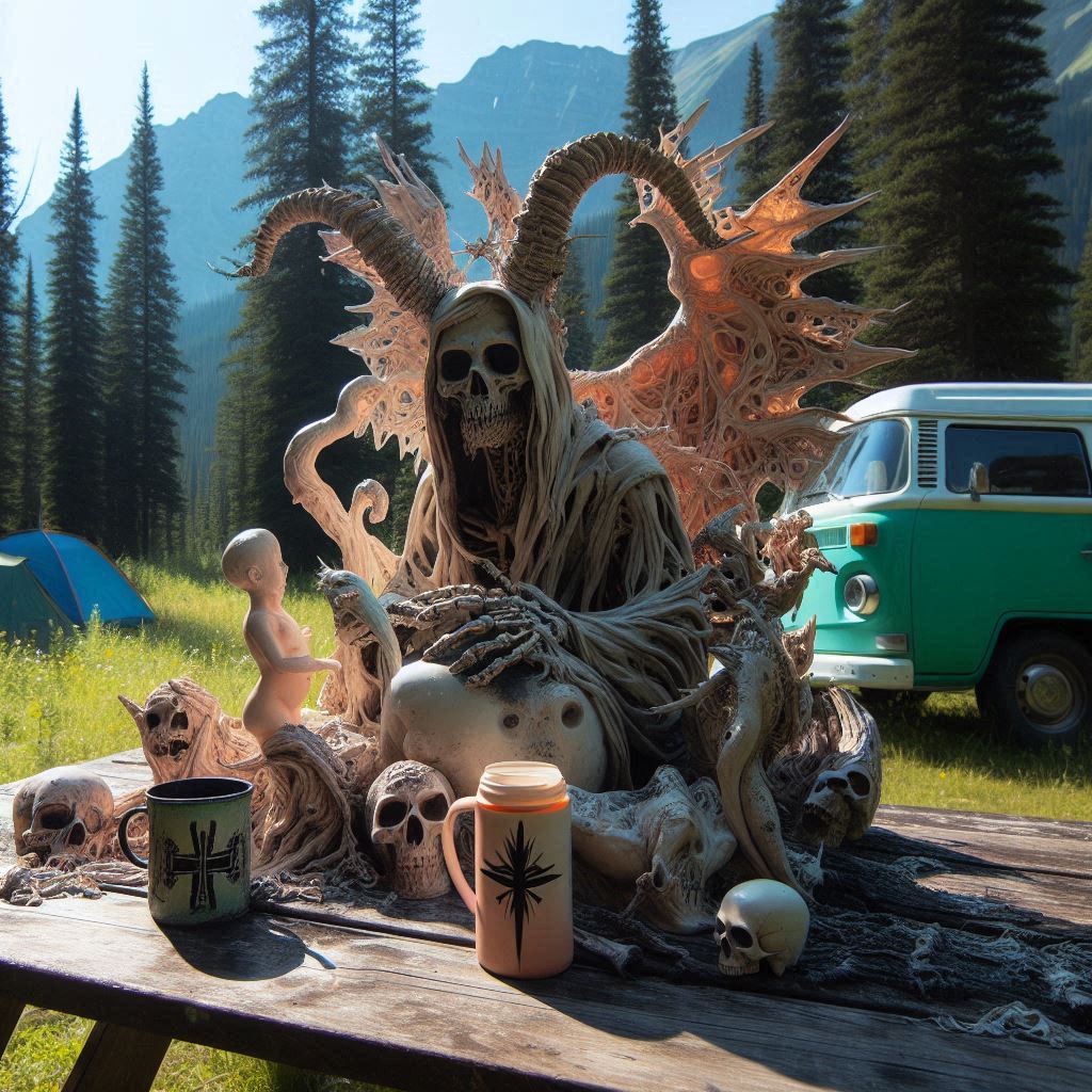 Out in the cascades. You meet a lot of these people who seem like they've been on the road a long, long time.