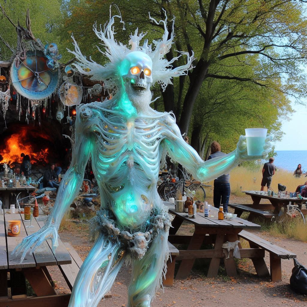 Picnic time! Have some bug juice! Who's ready to make smores?