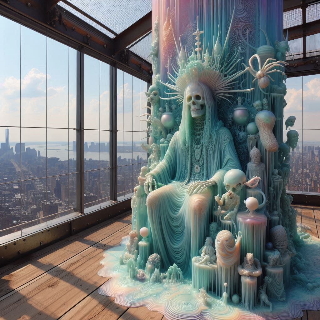 These people had a loft with a killer view.