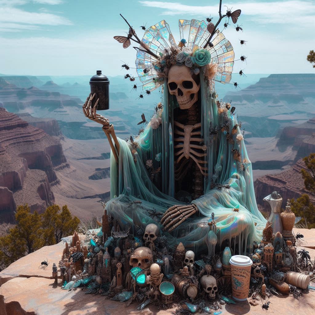 One of the women in our hiking group pauses for a portrait