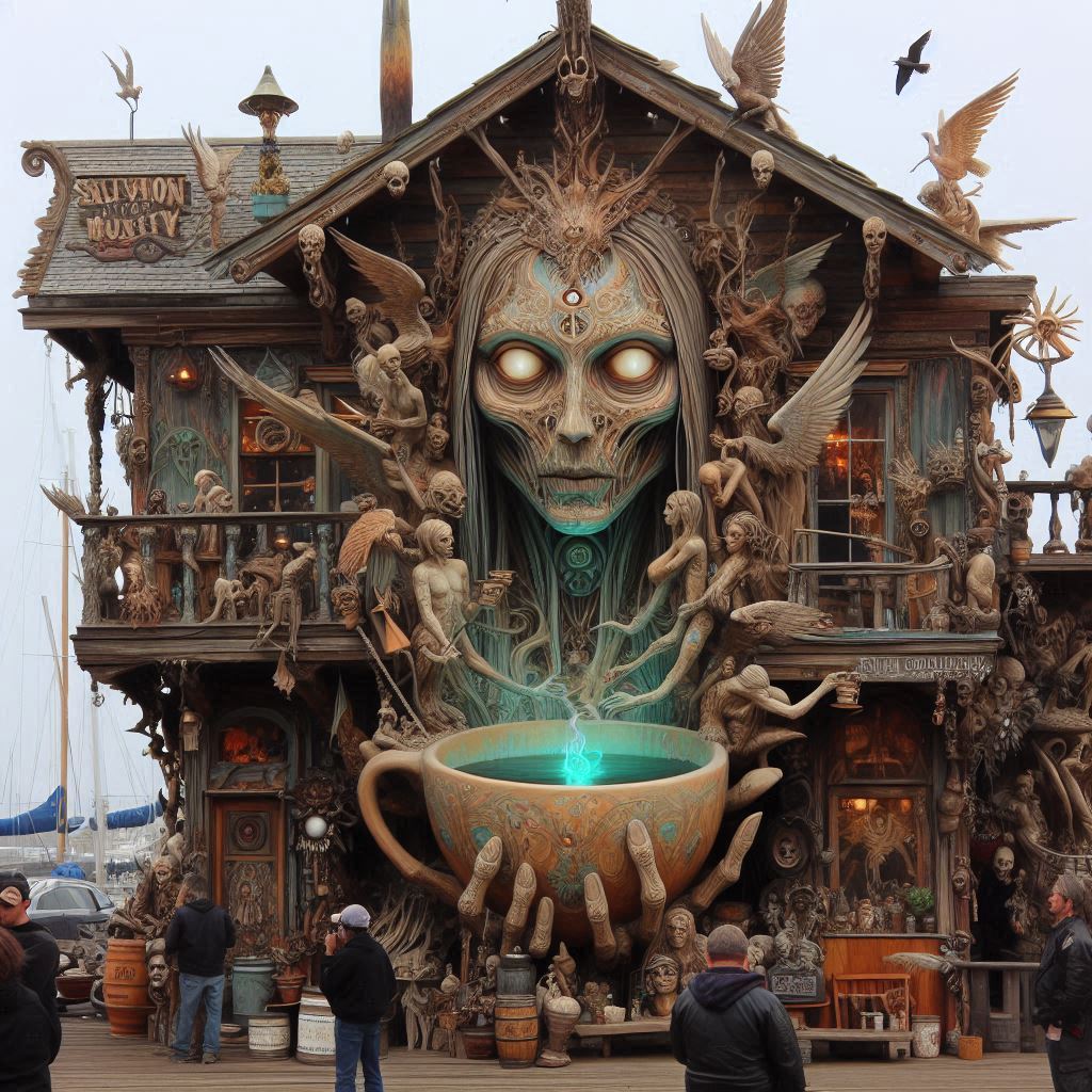 I found this delightful little waterfront cafe.