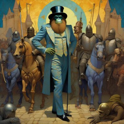 knaskasimage.jpg, A '#SaturdayMonsterChallenge “A Connecticut Sasquatch In King Arthur’s Court”' image with ID# 11674