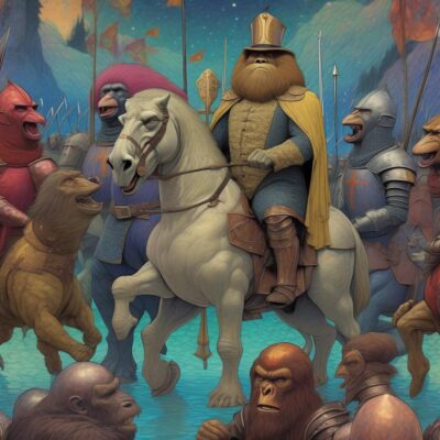 liuycimage.jpg, A '#SaturdayMonsterChallenge “A Connecticut Sasquatch In King Arthur’s Court”' image with ID# 11862