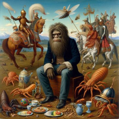 6290ec6d-d696-4d0c-a55c-978c80b9e3ba.jpg, A '#SaturdayMonsterChallenge “A Connecticut Sasquatch In King Arthur’s Court”' image with ID# 11915