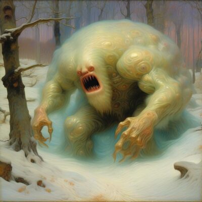 aimsssage.jpg, A '#SaturdayMonsterChallenge — “Winter Monster”' image with ID# 12146