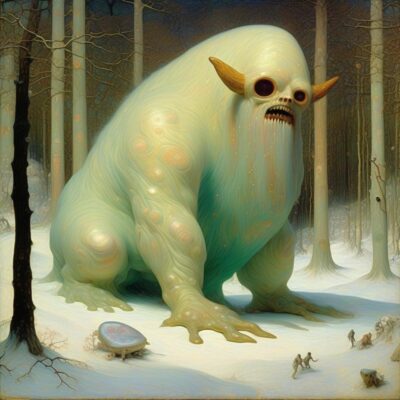 asdsd.jpg, A '#SaturdayMonsterChallenge — “Winter Monster”' image with ID# 12144