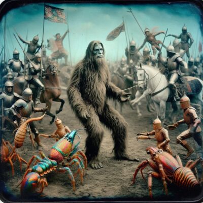 b26a33cd-b25b-4d77-a25d-c2d7fccf4dd7.jpg, A '#SaturdayMonsterChallenge “A Connecticut Sasquatch In King Arthur’s Court”' image with ID# 11910