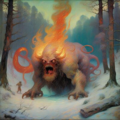 dasf.jpg, A '#SaturdayMonsterChallenge — “Winter Monster”' image with ID# 12182