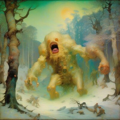 mcmcmcm.jpg, A '#SaturdayMonsterChallenge — “Winter Monster”' image with ID# 12130