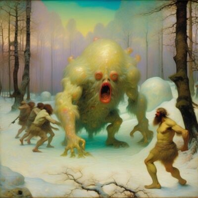 mmm.masd_.jpg, A '#SaturdayMonsterChallenge — “Winter Monster”' image with ID# 12161