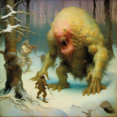 qwen.jpg, A '#SaturdayMonsterChallenge — “Winter Monster”' image with ID# 12164
